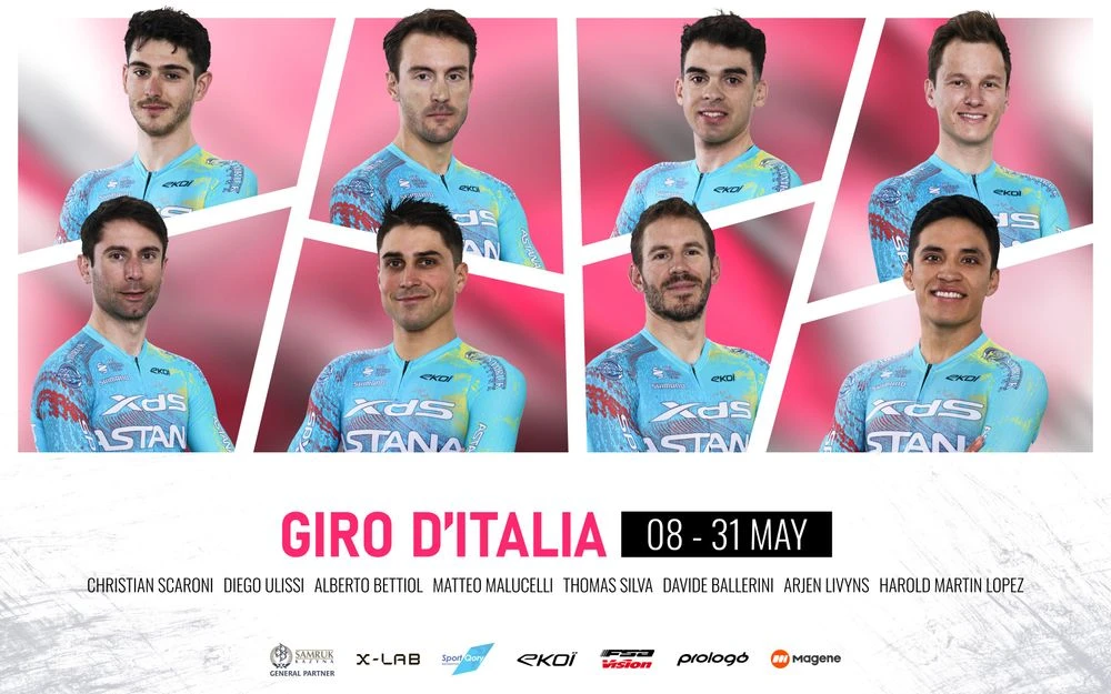 Команда XDS Astana Team готова к старту «Джиро д’Италия»
