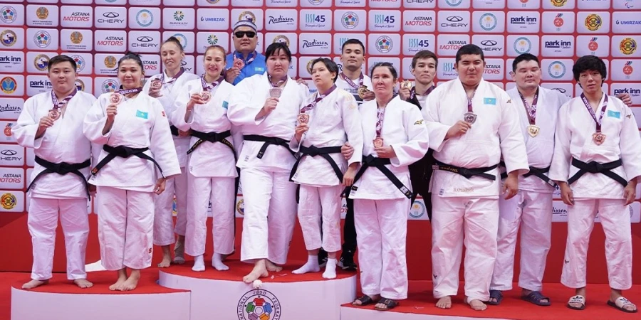 Қазақстандық пара дзюдошылар Астанада өткен Гран-при турнирінде 13 медаль жеңіп алды